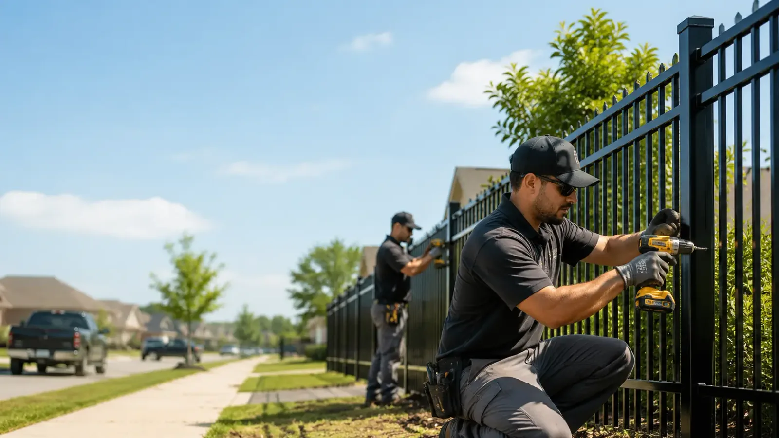 Metal Fence Installation in Wilmington, NC